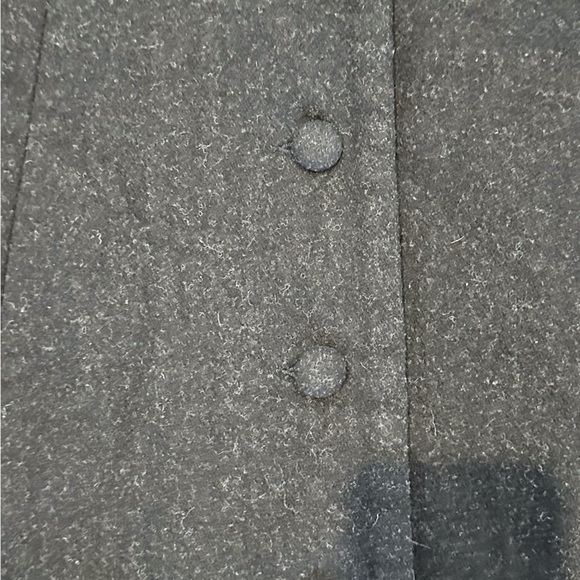 Florence Eisman Girls 6 Gray/Black Dressy Coat with Faux Fur Trim - Picture 9 of 9